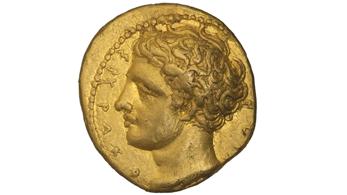 Золотая монета времен Дионисия I